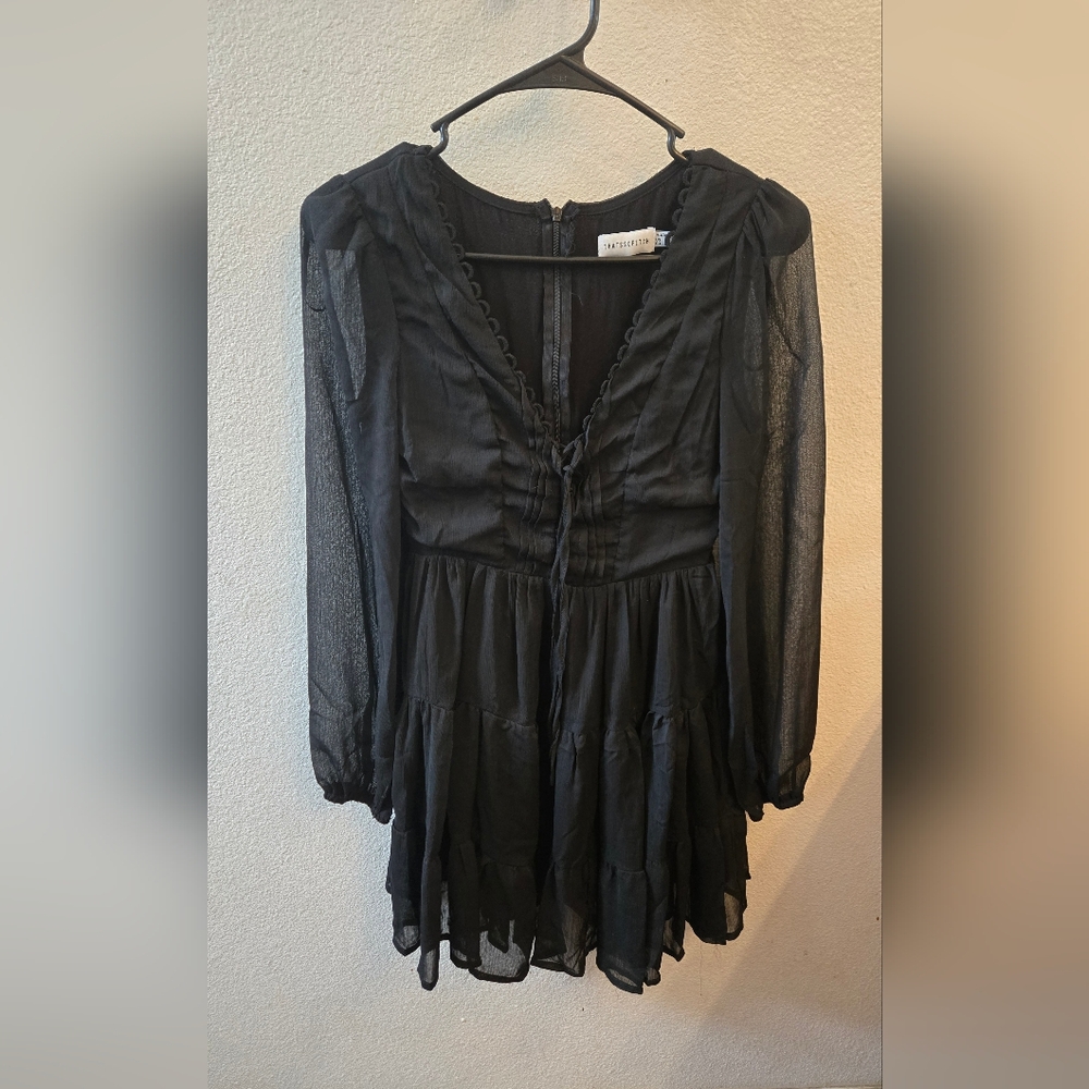 Thatssofetch Size 2 Mini Black Dress - image 1